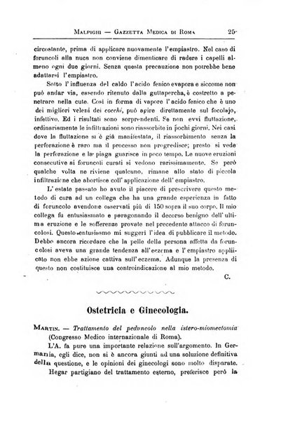 Gazzetta medica Malpighi