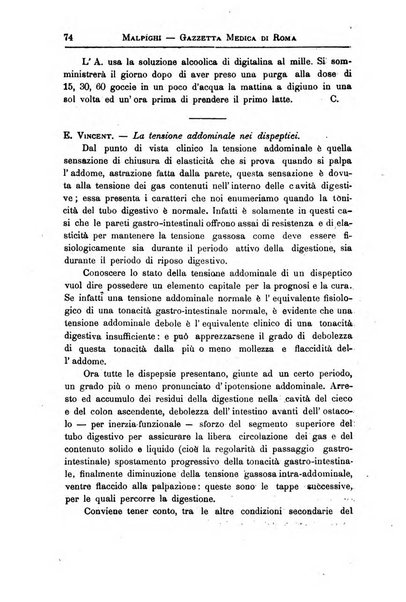 Gazzetta medica Malpighi