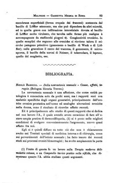 Gazzetta medica Malpighi