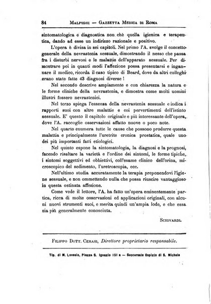 Gazzetta medica Malpighi