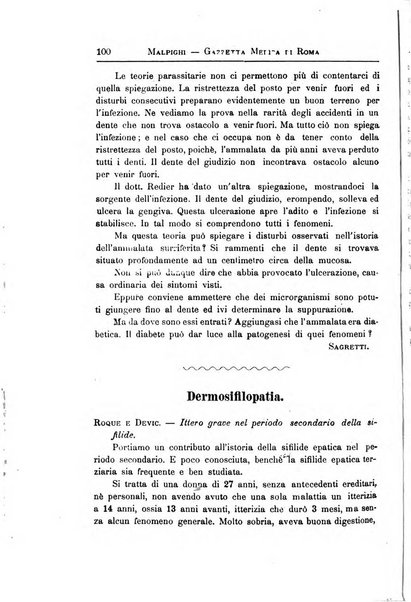 Gazzetta medica Malpighi