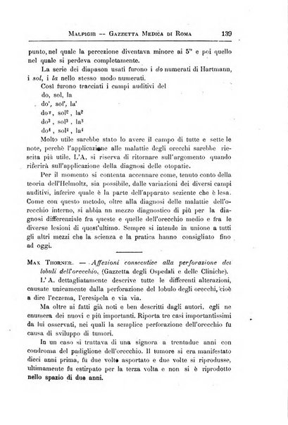 Gazzetta medica Malpighi