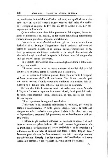 Gazzetta medica Malpighi