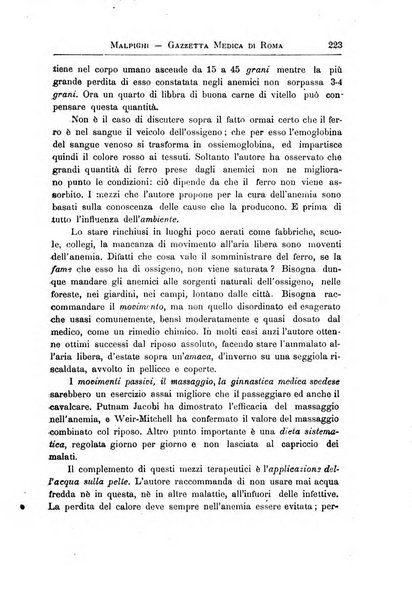 Gazzetta medica Malpighi