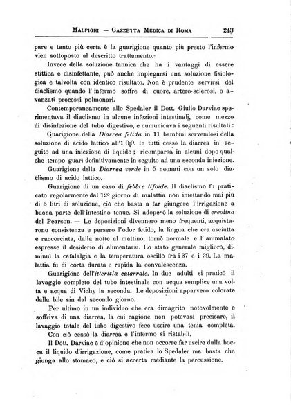 Gazzetta medica Malpighi