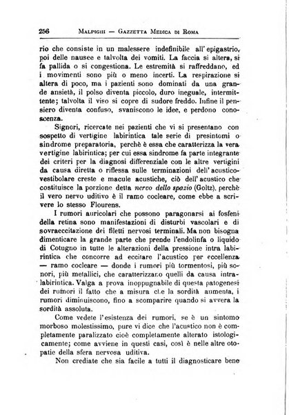 Gazzetta medica Malpighi