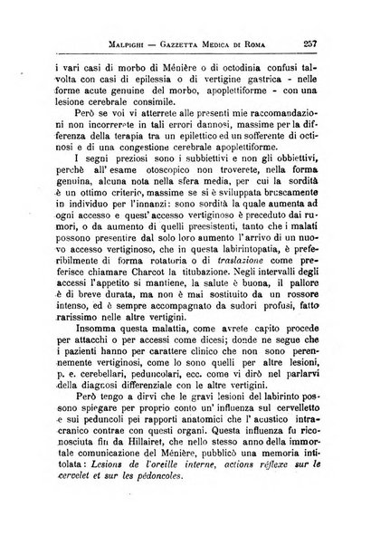 Gazzetta medica Malpighi