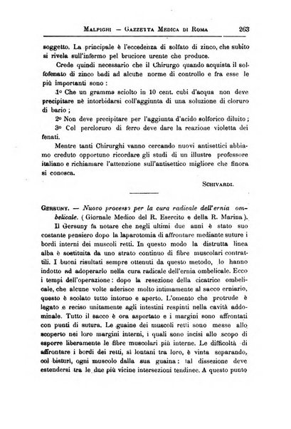 Gazzetta medica Malpighi