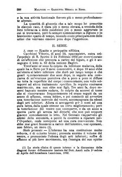 Gazzetta medica Malpighi