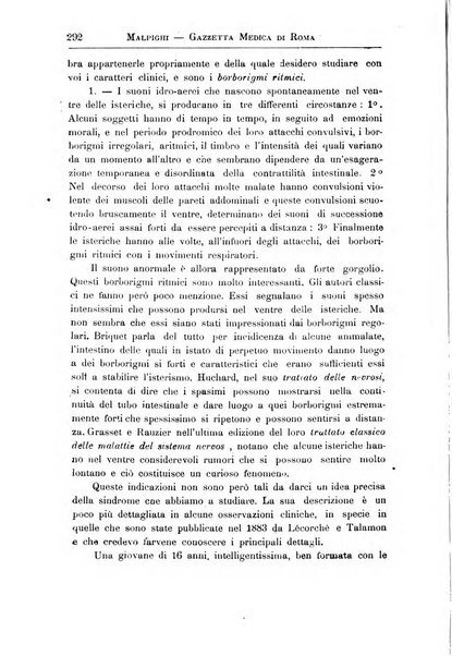 Gazzetta medica Malpighi