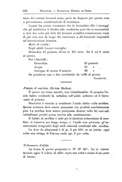 Gazzetta medica Malpighi