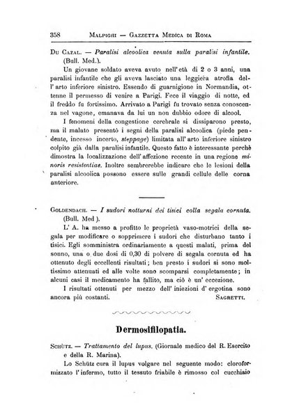 Gazzetta medica Malpighi