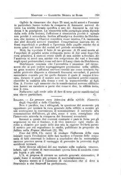 Gazzetta medica Malpighi