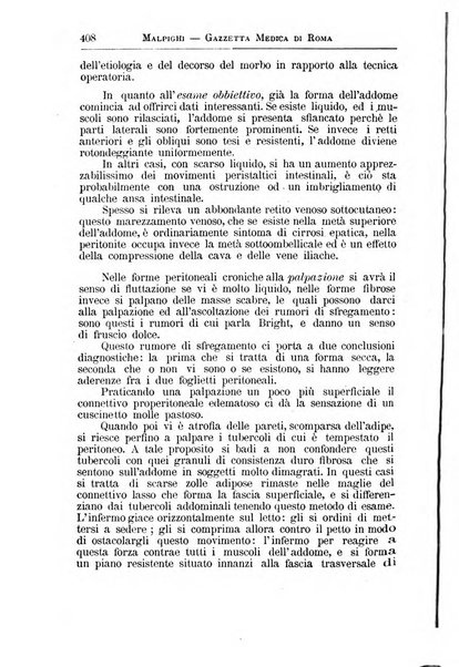 Gazzetta medica Malpighi