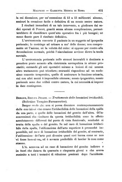 Gazzetta medica Malpighi