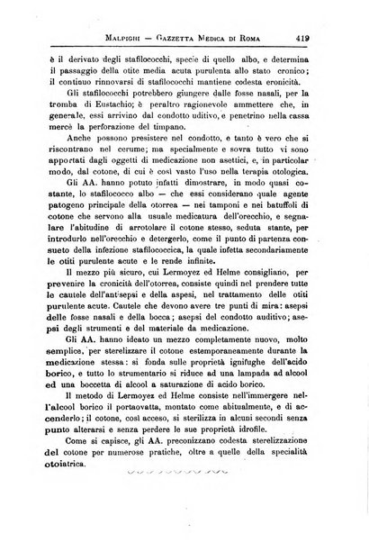 Gazzetta medica Malpighi