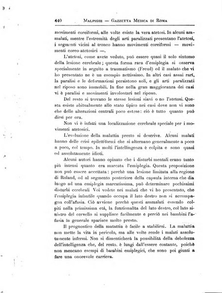 Gazzetta medica Malpighi