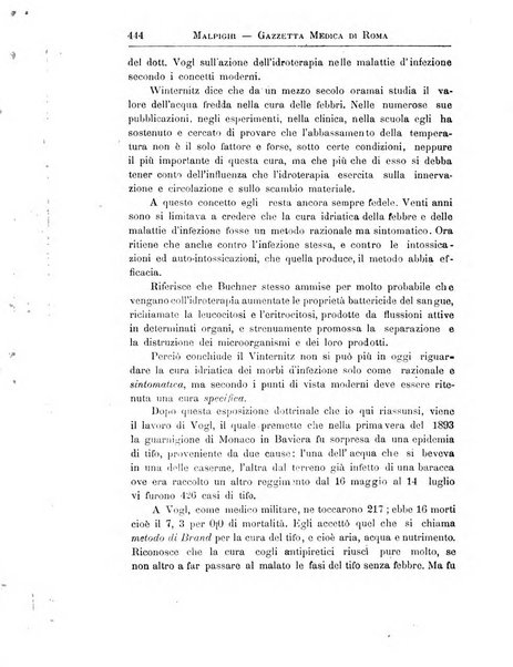 Gazzetta medica Malpighi