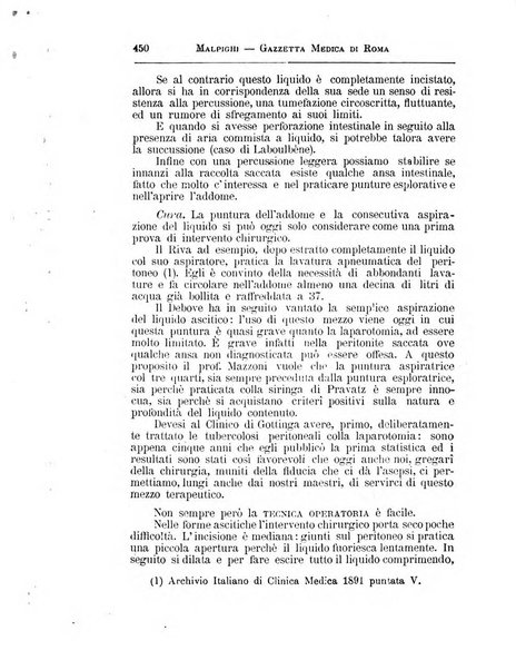 Gazzetta medica Malpighi