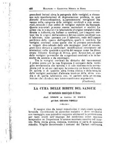 Gazzetta medica Malpighi