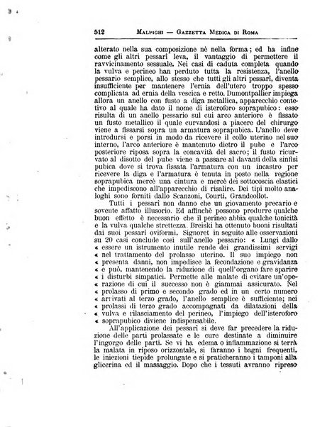 Gazzetta medica Malpighi