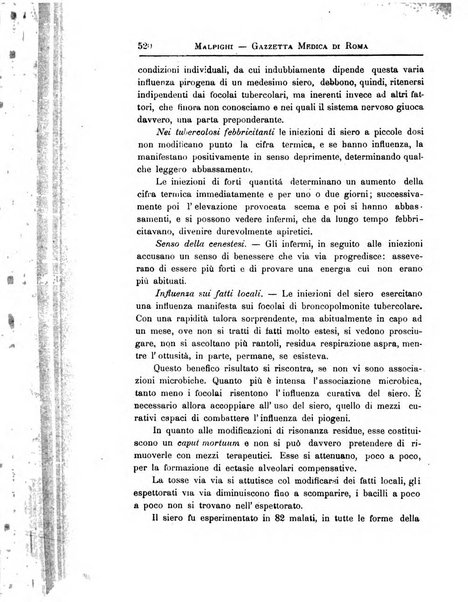 Gazzetta medica Malpighi