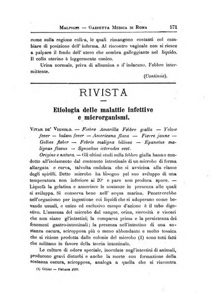 Gazzetta medica Malpighi