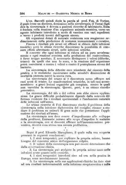 Gazzetta medica Malpighi