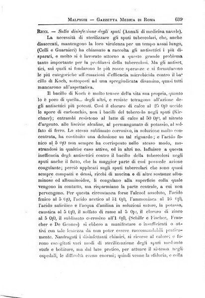 Gazzetta medica Malpighi