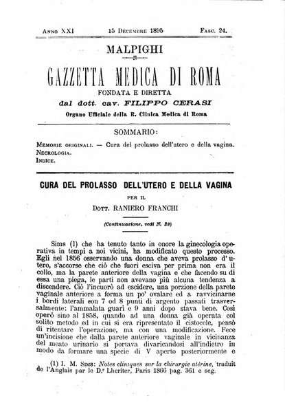 Gazzetta medica Malpighi