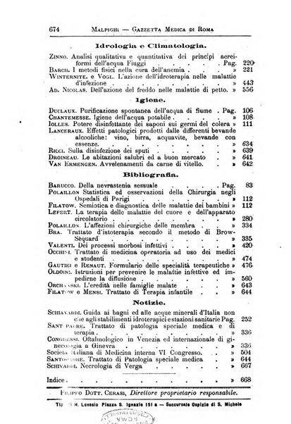 Gazzetta medica Malpighi