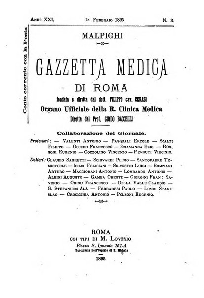 Gazzetta medica Malpighi