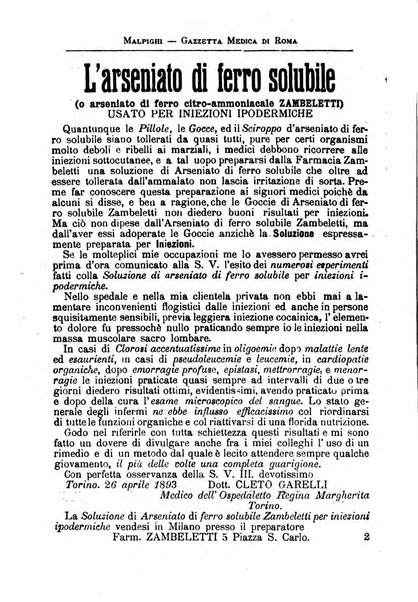 Gazzetta medica Malpighi