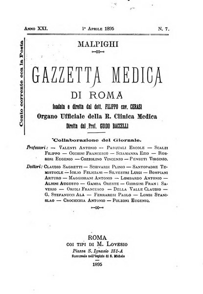 Gazzetta medica Malpighi