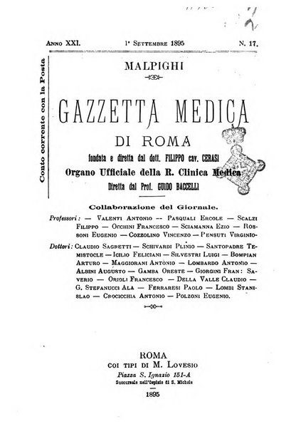 Gazzetta medica Malpighi