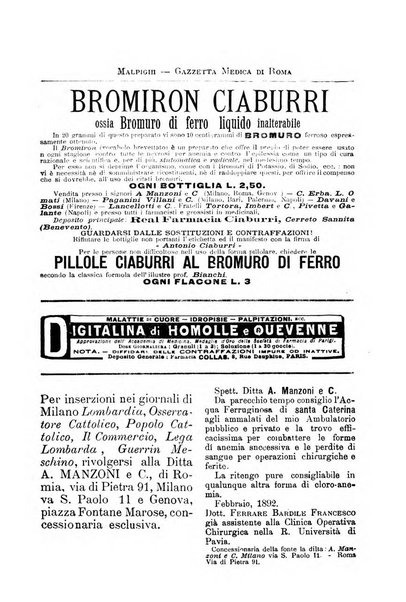 Gazzetta medica Malpighi