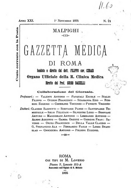 Gazzetta medica Malpighi