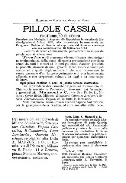 Gazzetta medica Malpighi