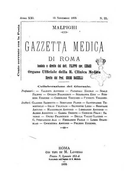 Gazzetta medica Malpighi