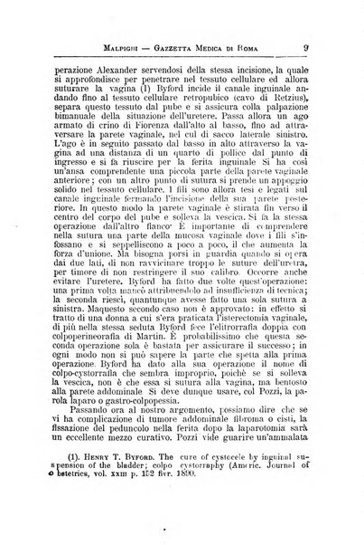 Gazzetta medica Malpighi