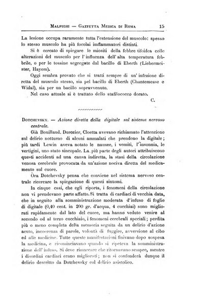 Gazzetta medica Malpighi