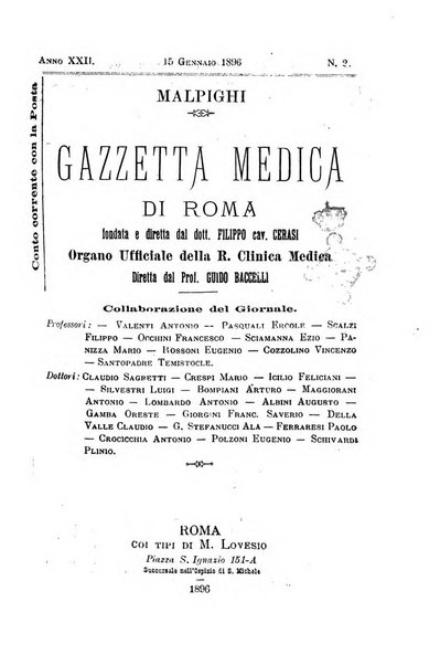 Gazzetta medica Malpighi