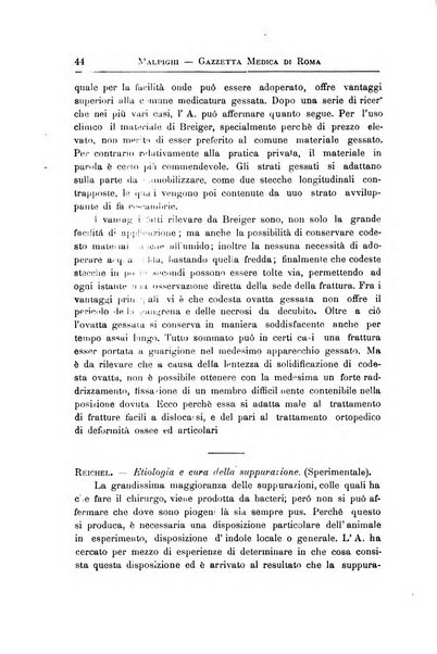 Gazzetta medica Malpighi