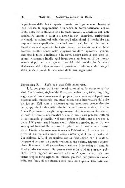 Gazzetta medica Malpighi