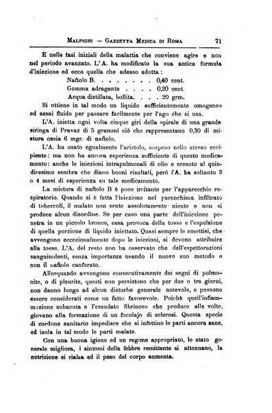 Gazzetta medica Malpighi