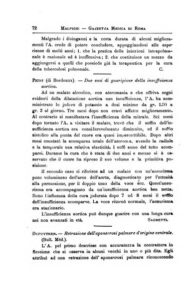 Gazzetta medica Malpighi