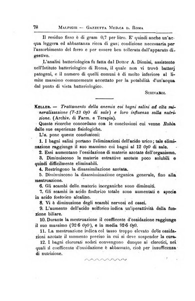 Gazzetta medica Malpighi