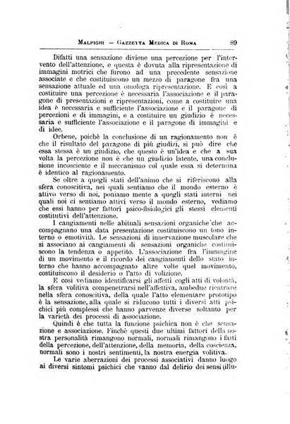 Gazzetta medica Malpighi