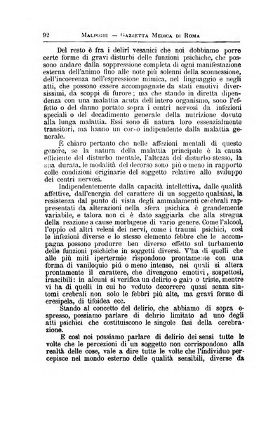 Gazzetta medica Malpighi