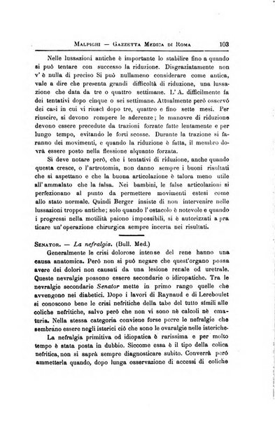 Gazzetta medica Malpighi